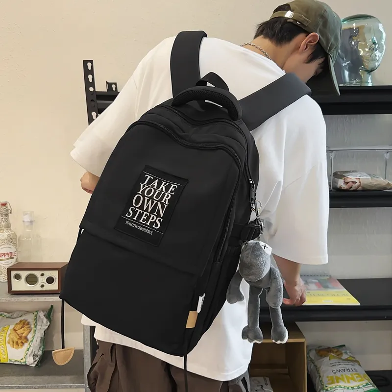 BAODIDAISHU Nylon Travel Backpack Laptop Bag Regular Unisex Multicolor-9