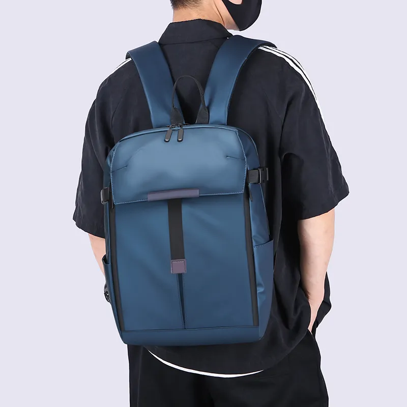 BAODIDAISHU Oxford Backpacks Regular Men's Gray/Black/Blue-13