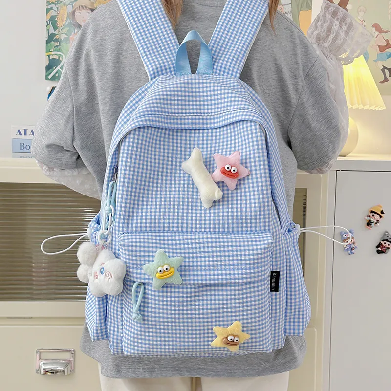 BAODIDAISHU Nylon Backpack Regular Women's Multicolor-15