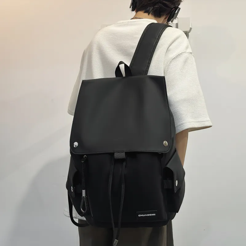BAODIDAISHU Oxford Backpack Unisex Gray, Black, Red, Green-4