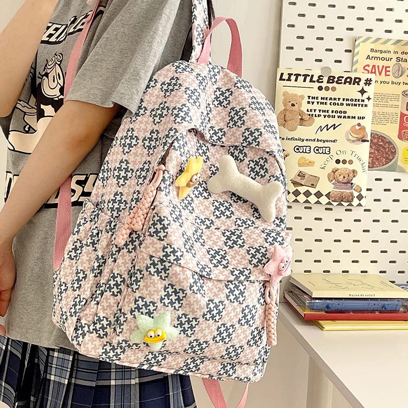 BAODIDAISHU Nylon Backpack Laptop Bags Backpacks Regular Women's Multicolor-17