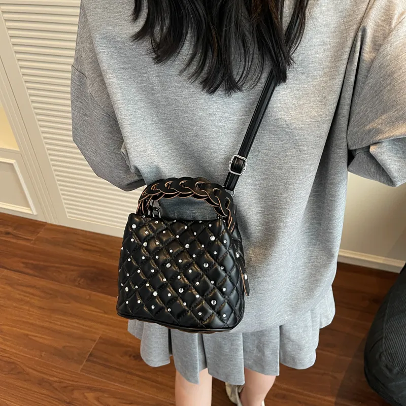 BAODIDAISHU PU Bucket Bag, Shoulder Bag, Crossbody Bag, Handbag Women's Multicolor-24