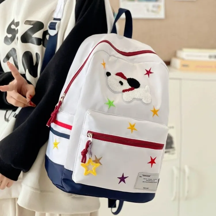 BAODIDAISHU Nylon Backpack Regular Women's Multicolor-1