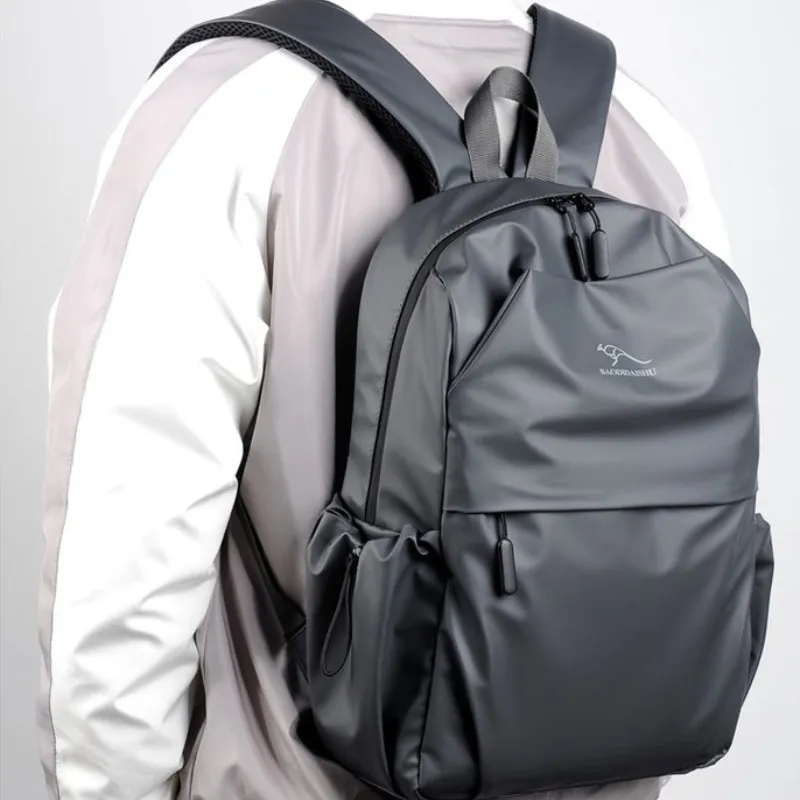 BAODIDAISHU Oxford Water Repellent Backpack Regular Men's Gray/Black-3