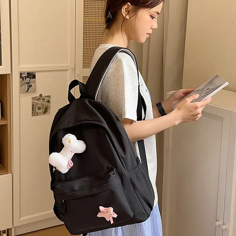 BAODIDAISHU Nylon Backpack Women's Multicolor-8