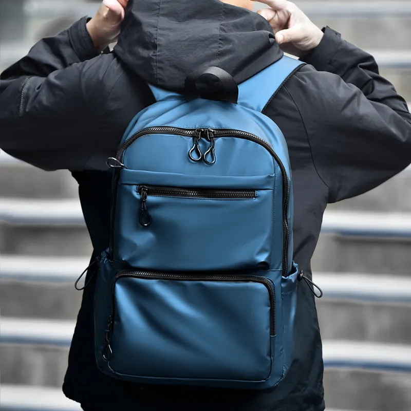 BAODIDAISHU Oxford Backpacks Regular Men's Gray/Black/Blue-22