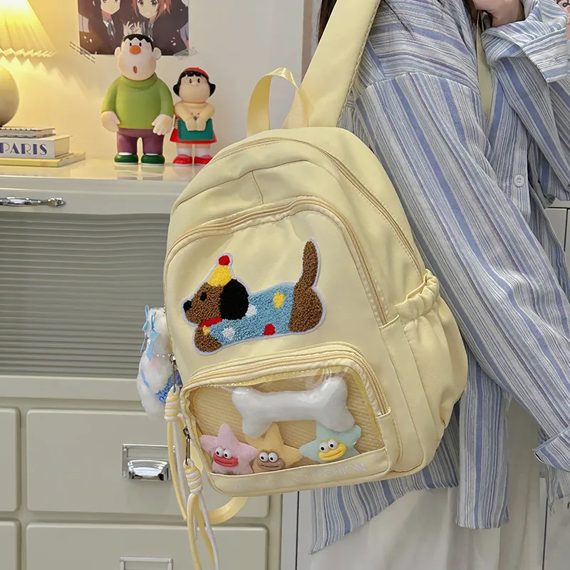 BAODIDAISHU Polyester Backpack Medium Size Women's Multicolor-48