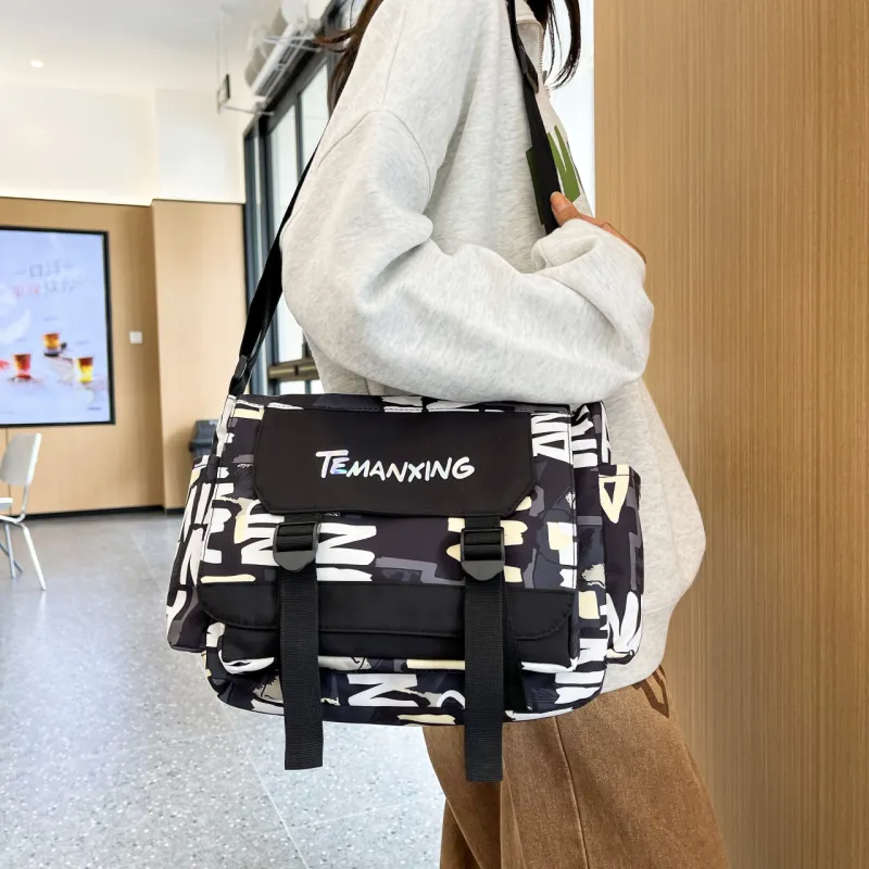 BAODIDAISHU Oxford Shoulder Bag Crossbody Bag Unisex Multicolor-8