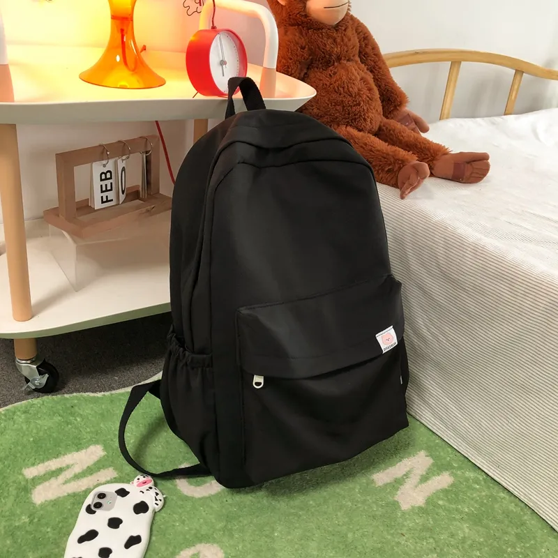 BAODIDAISHU Cotton Fabric Backpack Laptop Bag Backpack Women's Multicolor-12