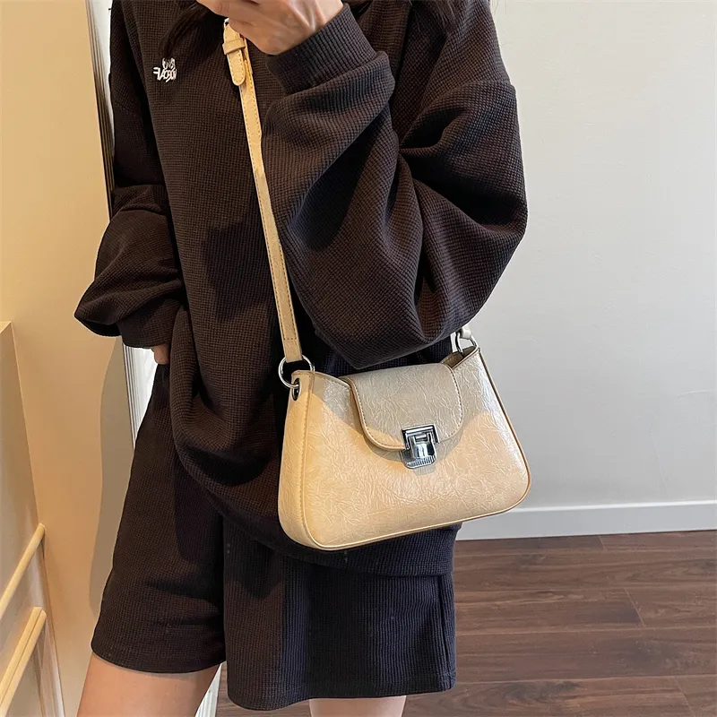 BAODIDAISHU PU Underarm Shoulder Bag Regular Women's White/Black/Yellow/Pink-16