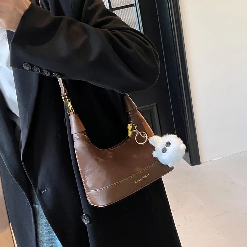 BAODIDAISHU PU Handbags Shoulder Bag Crossbody Bag Regular Women's Ecru/Black/Brown/Pink-18
