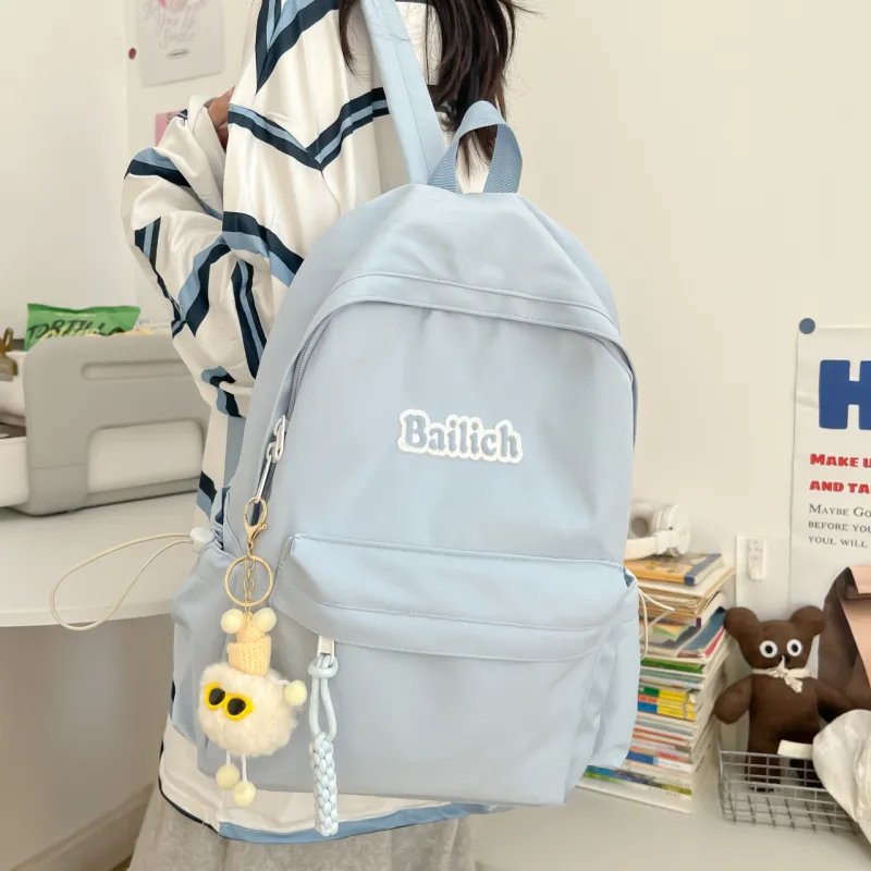 BAODIDAISHU Composite Cloth Backpack Regular Unisex Multicolor-12