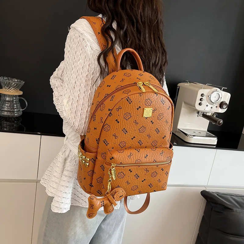 BAODIDAISHU PU Backpack Women's Pink/Beige/Yellow/Ecru/Brown-29