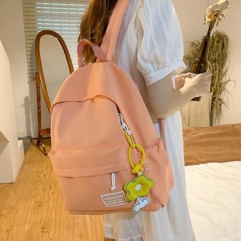 BAODIDAISHU Nylon Backpack Regular Unisex Multicolor-13