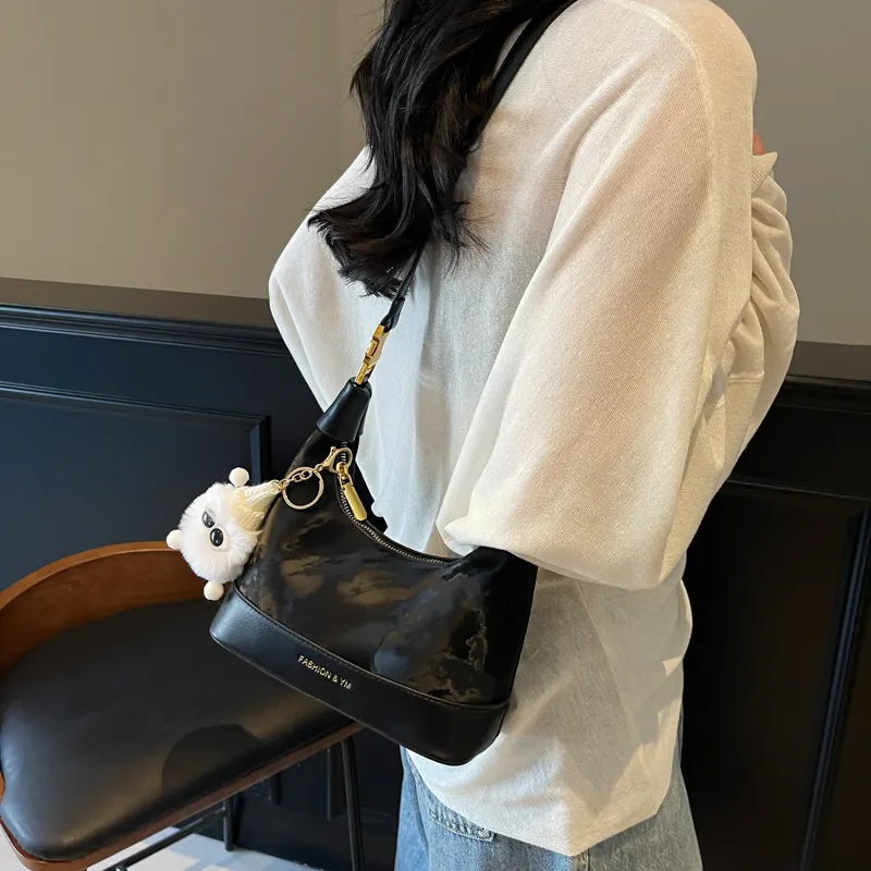 BAODIDAISHU PU Handbags Shoulder Bag Crossbody Bag Regular Women's Ecru/Black/Brown/Pink-9