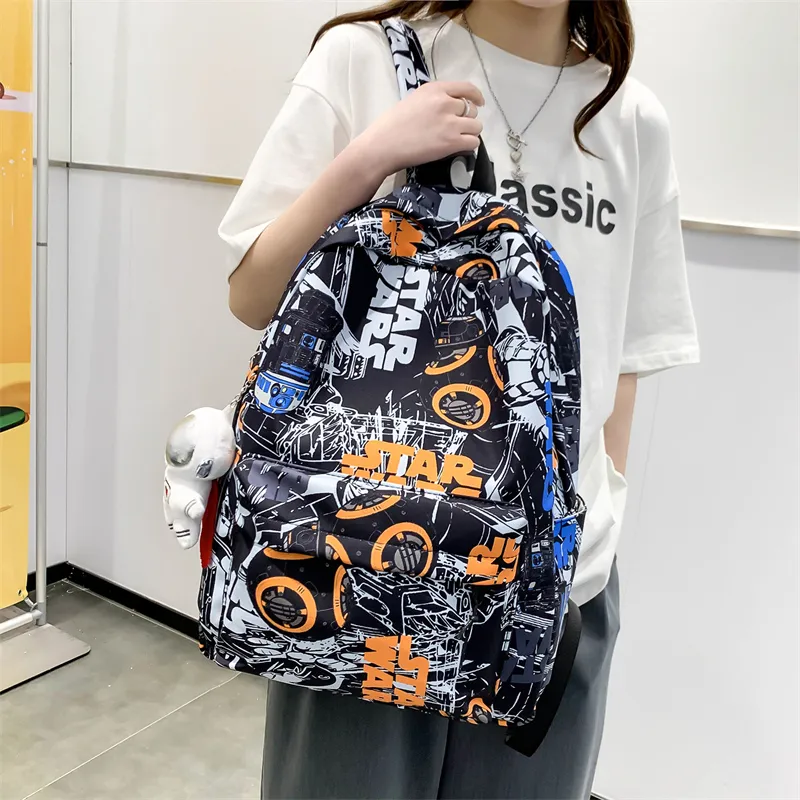 BAODIDAISHU Nylon Backpack Laptop Bag Backpack Unisex Multicolor-1