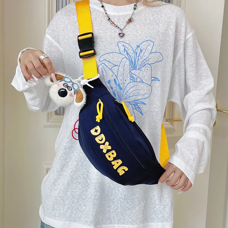 BAODIDAISHU Nylon Sling Bag Unisex Multicolor-15