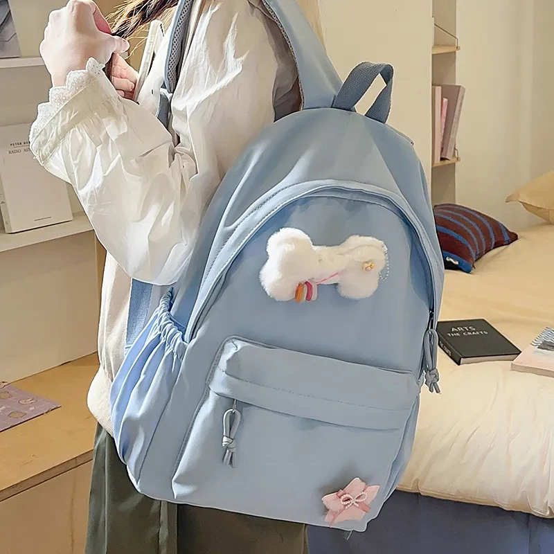 BAODIDAISHU Nylon Backpack Women's Multicolor-21