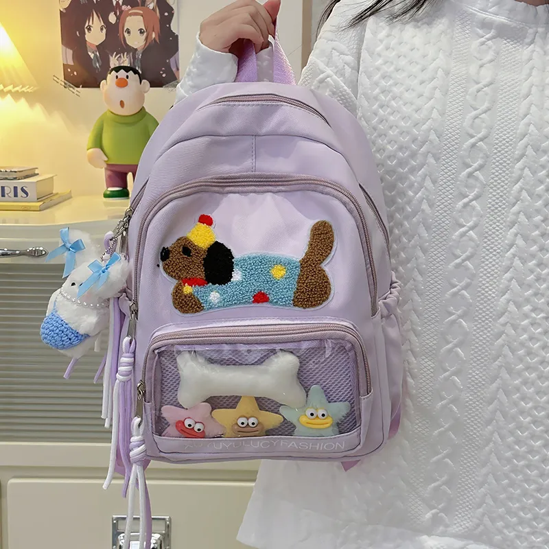 BAODIDAISHU Polyester Backpack Medium Size Women's Multicolor-42
