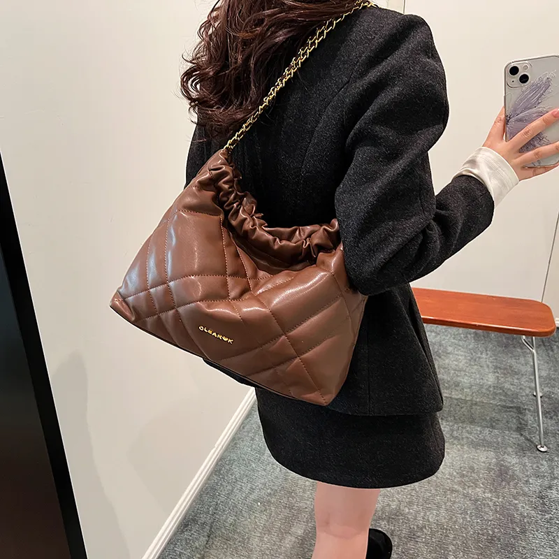 BAODIDAISHU PU Tote Shoulder Bag, Crossbody Bag Women's Black/Yellow Brown/Khaki/Coffee-24