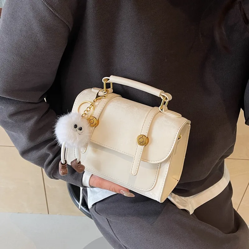 BAODIDAISHU PU Crossbody Bag Regular Women's Black Pink Khaki Ecru-5