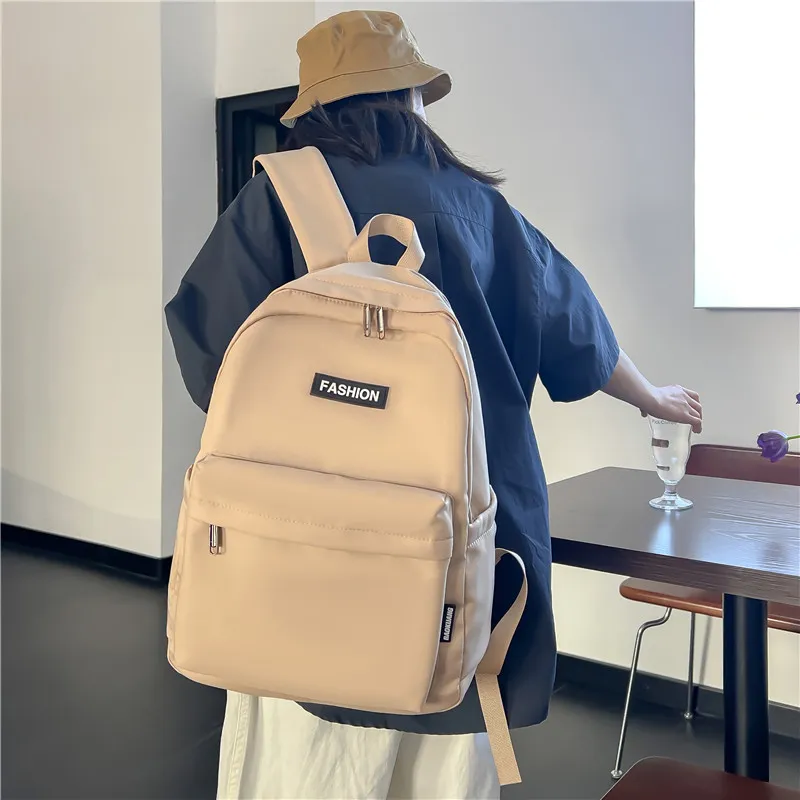 BAODIDAISHU Composite Cloth Backpack Laptop Bag Backpack Regular Unisex Red Black/Beige/Blue/Khaki-3