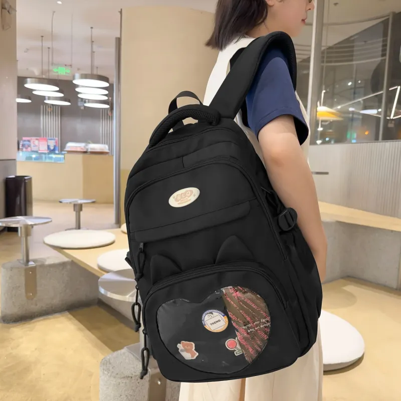 BAODIDAISHU Nylon Ita Bag Backpack Women's Multicolor-11