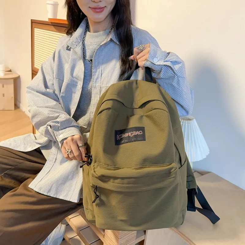 BAODIDAISHU Nylon Backpack Unisex Multicolor-27