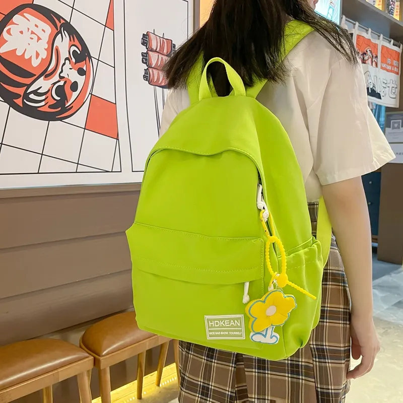 BAODIDAISHU Nylon Backpack Regular Unisex Multicolor-1