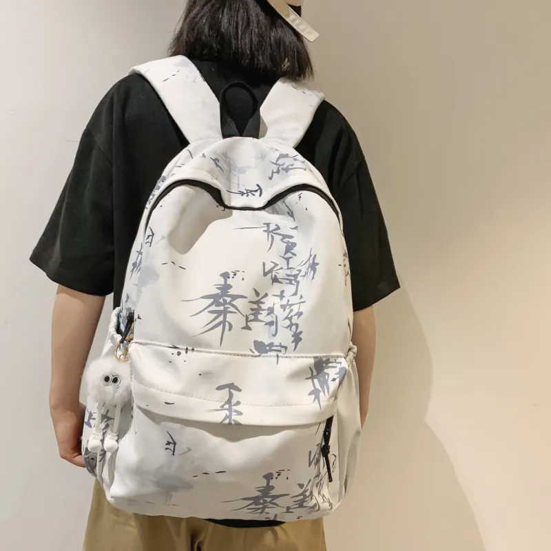 BAODIDAISHU Nylon Backpack Regular Unisex Multicolor-1
