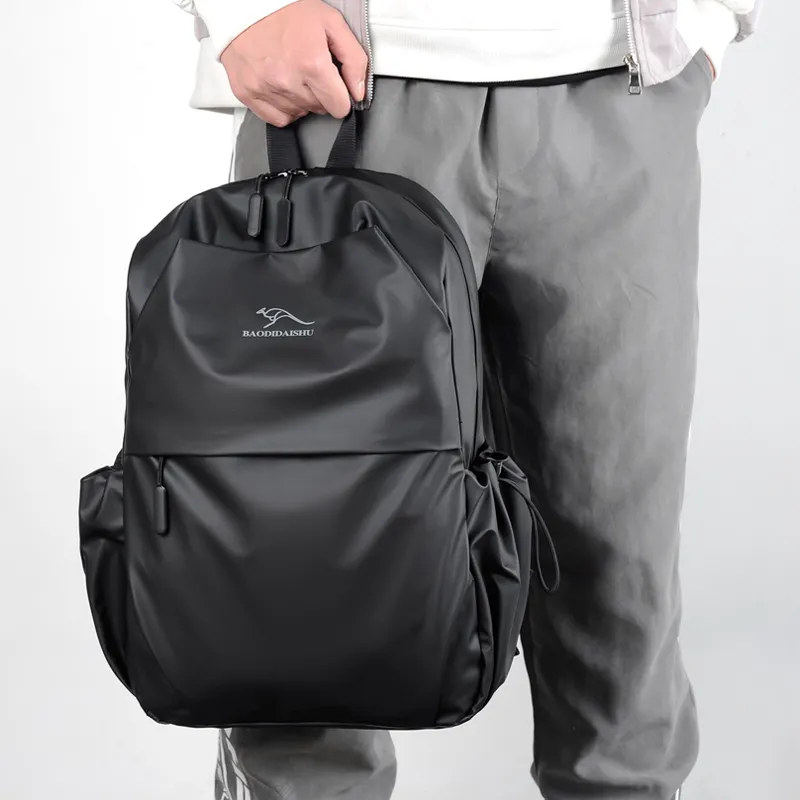 BAODIDAISHU Oxford Water Repellent Backpack Regular Men's Gray/Black-9