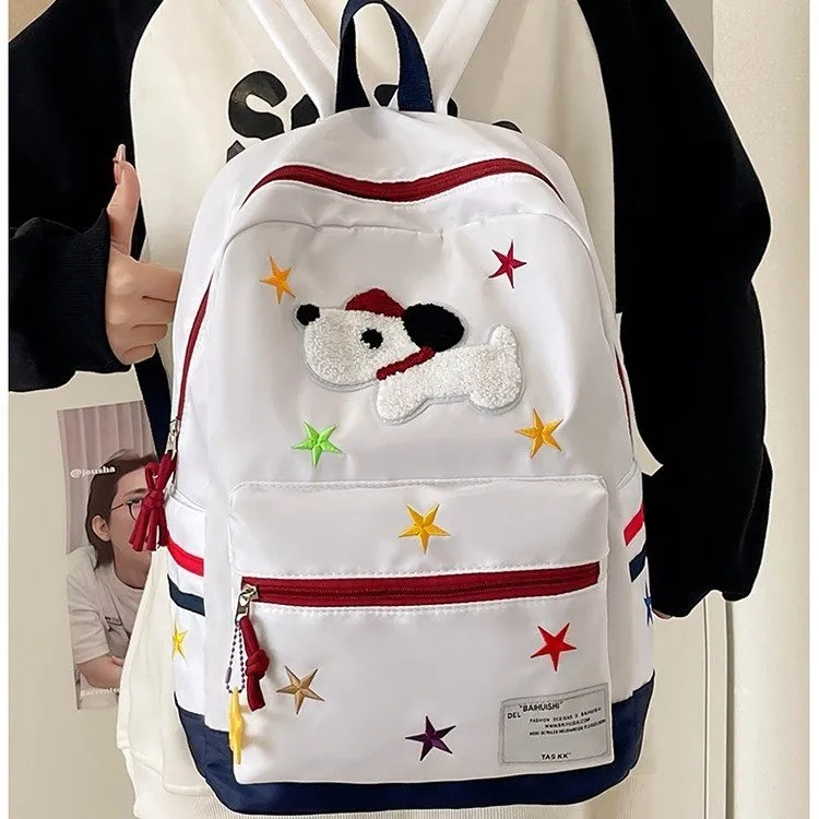 BAODIDAISHU Nylon Backpack Regular Women's Multicolor-4