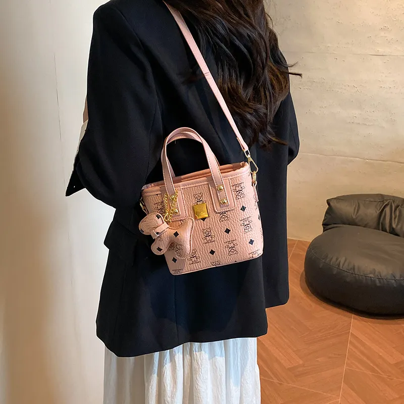 BAODIDAISHU PU Shoulder Bag, Crossbody Bag, Handbag Regular Women's Ivory/Black/Pink/Brown-22