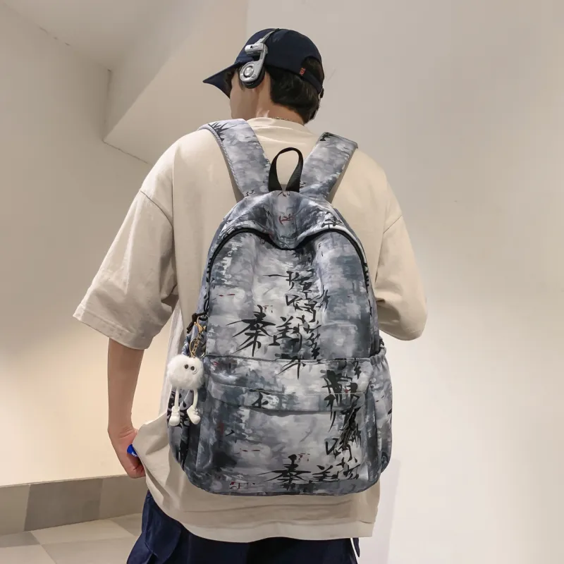 BAODIDAISHU Nylon Backpack Regular Unisex Multicolor-7