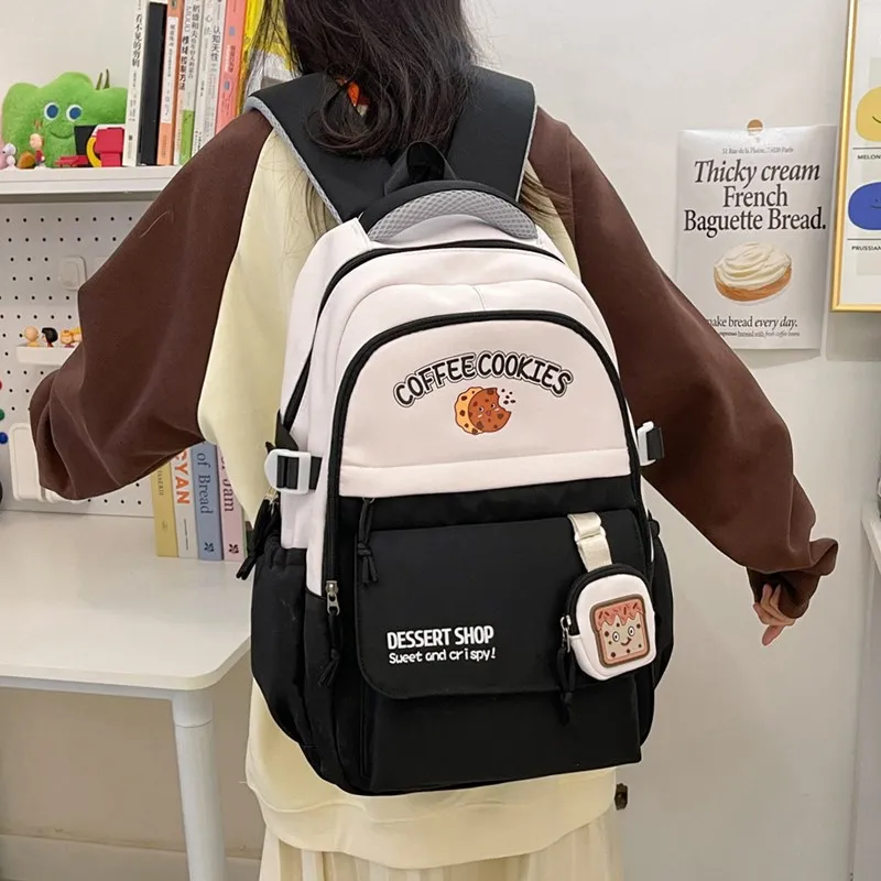 BAODIDAISHU Nylon Backpack Computer Backpack Unisex Multicolor-21