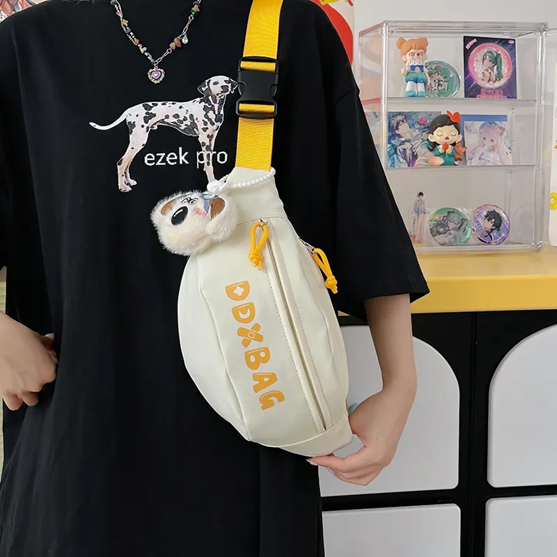 BAODIDAISHU Nylon Sling Bag Unisex Multicolor-1