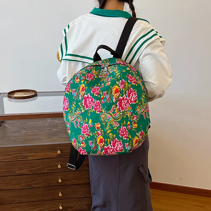 BAODIDAISHU Nylon Fabric Laptop Backpack Unisex Multicolor-10