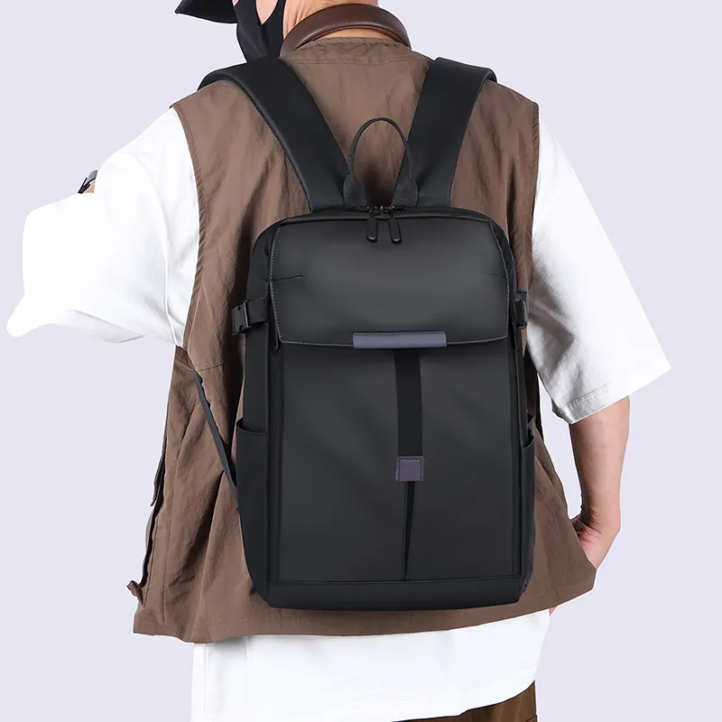 BAODIDAISHU Oxford Backpacks Regular Men's Gray/Black/Blue-10