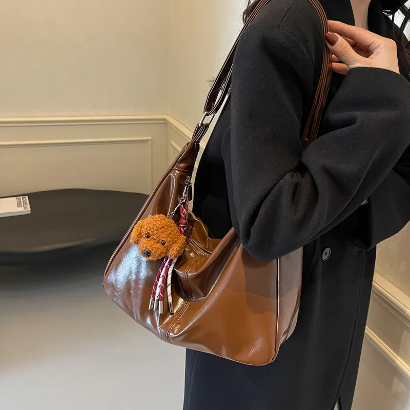 BAODIDAISHU PU Tote Medium Size Women's Mud/Caramel Brown/Black/Coffee-10