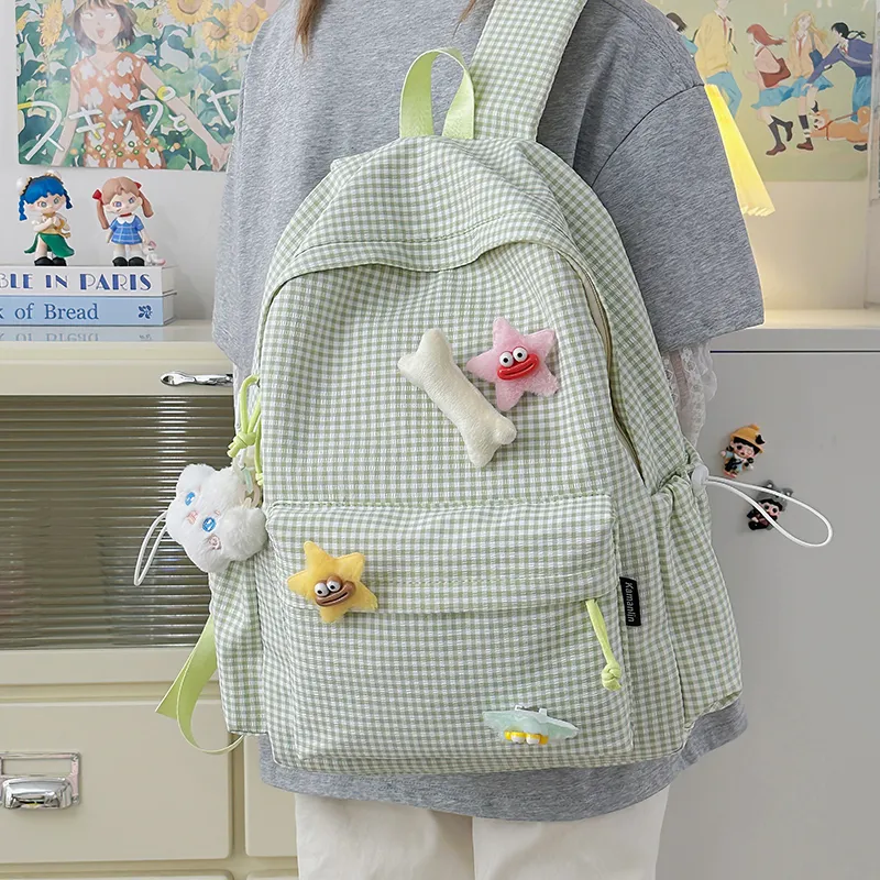 BAODIDAISHU Nylon Backpack Regular Women's Multicolor-10