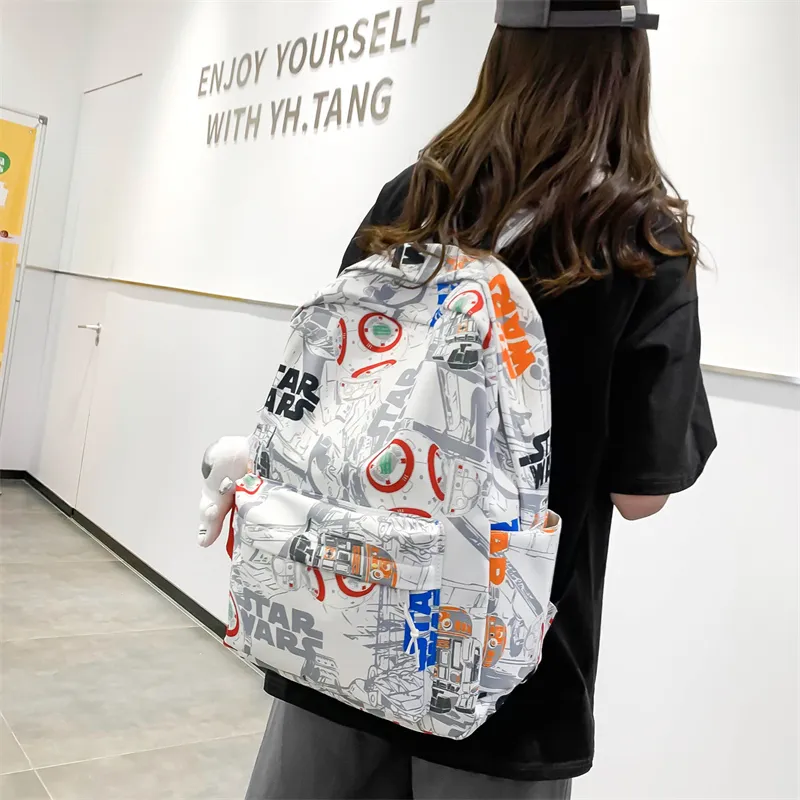 BAODIDAISHU Nylon Backpack Laptop Bag Backpack Unisex Multicolor-6