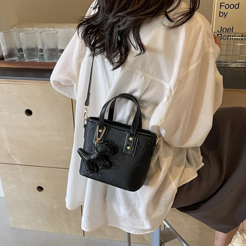 HCXK PU Crossbody Bag Regular Women's Ecru/Black/Blue/Pink-10