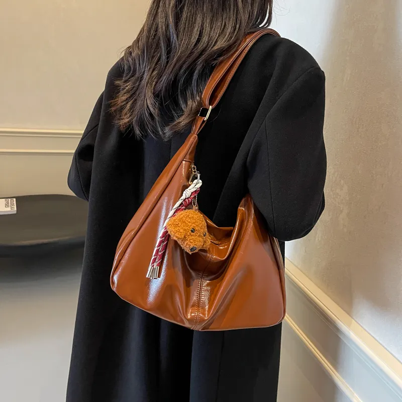 BAODIDAISHU PU Tote Medium Size Women's Mud/Caramel Brown/Black/Coffee-16