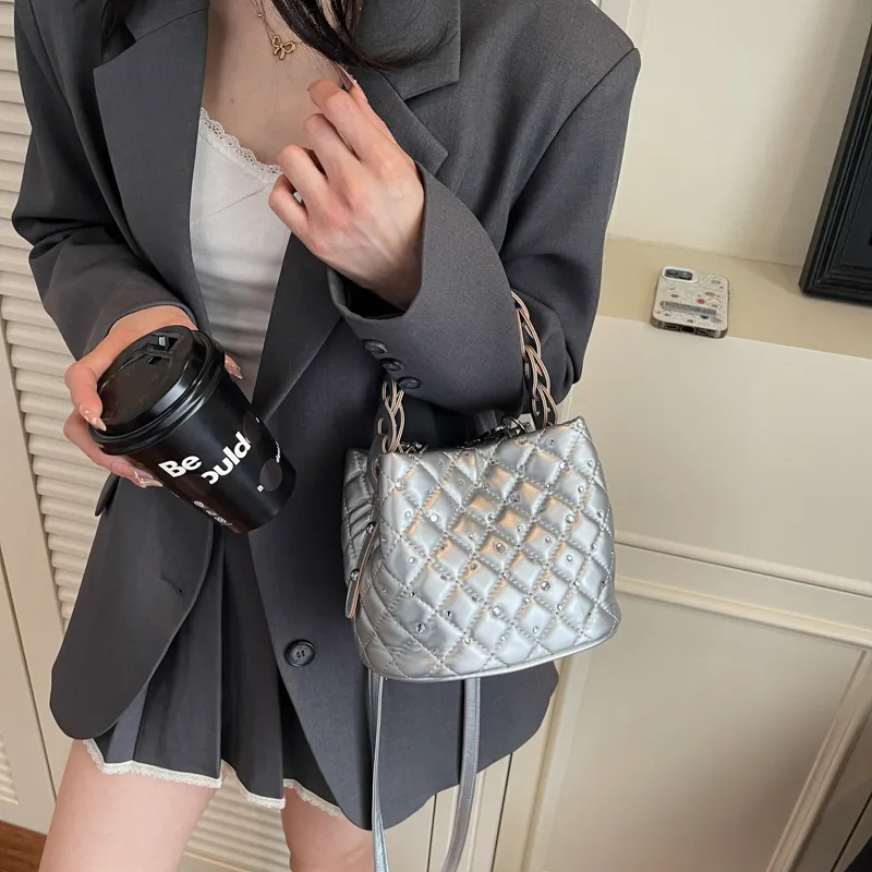 BAODIDAISHU PU Bucket Bag, Shoulder Bag, Crossbody Bag, Handbag Women's Multicolor-16