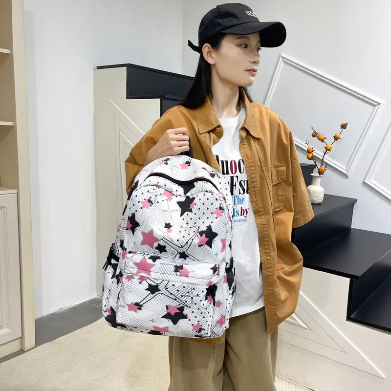 BAODIDAISHU Nylon Backpack Unisex Multicolor-17