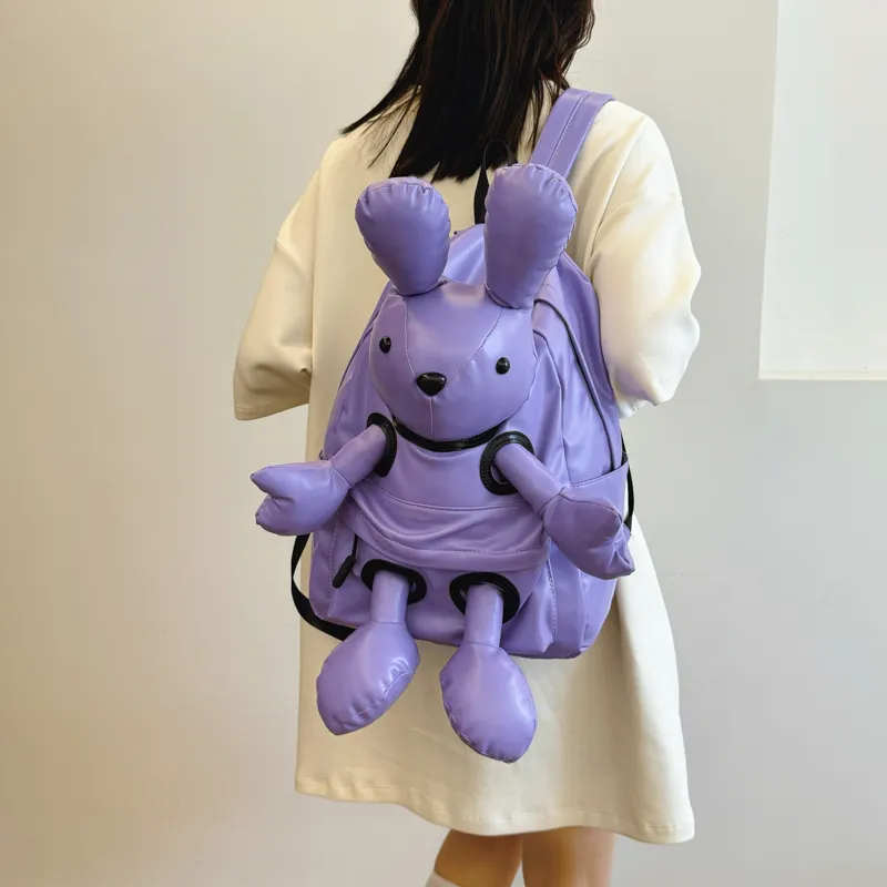 BAODIDAISHU PU Backpack Regular Unisex Multicolor-18