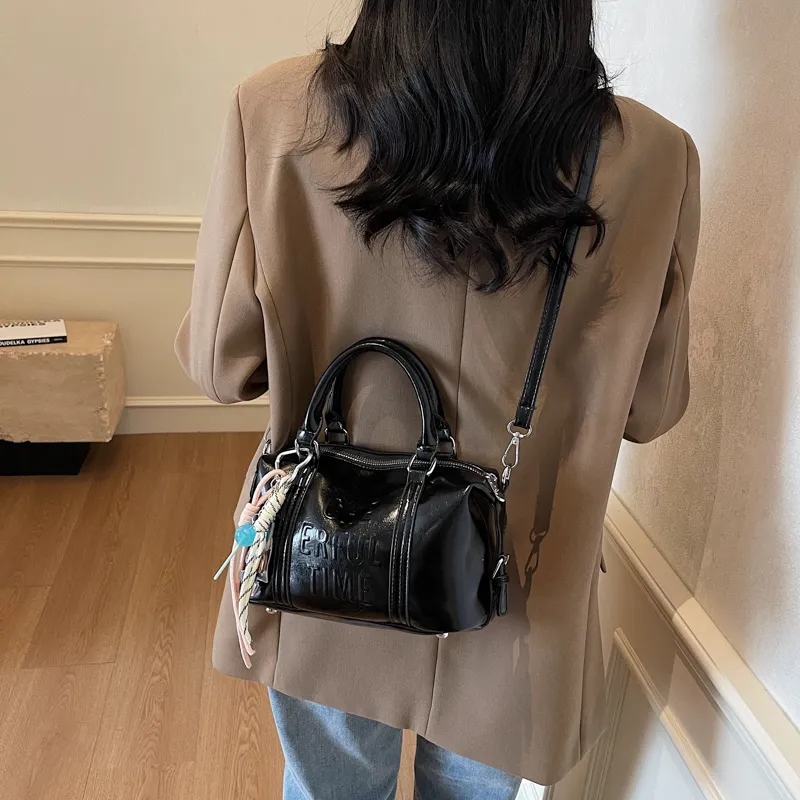 BAODIDAISHU PU Shoulder Bag, Crossbody Bag Regular Women's Brown/White/Black/Pink-13