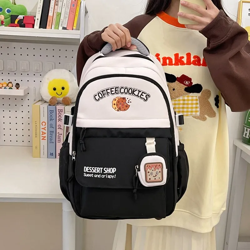BAODIDAISHU Nylon Backpack Computer Backpack Unisex Multicolor-18