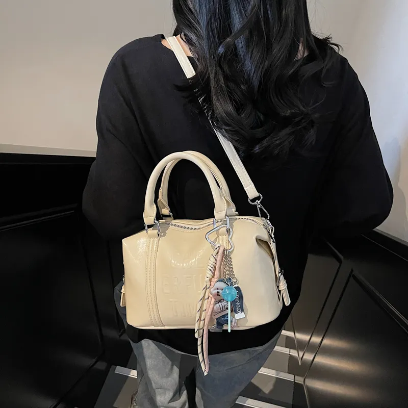 BAODIDAISHU PU Shoulder Bag, Crossbody Bag Regular Women's Brown/White/Black/Pink-16
