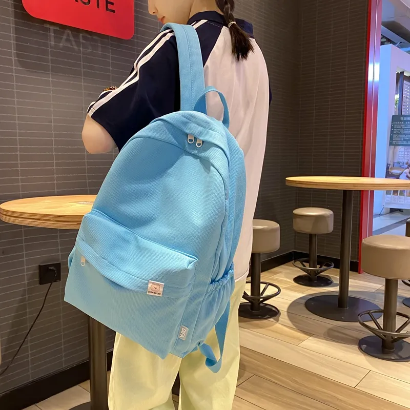 BAODIDAISHU Cotton Fabric Backpack Laptop Bag Backpack Women's Multicolor-7